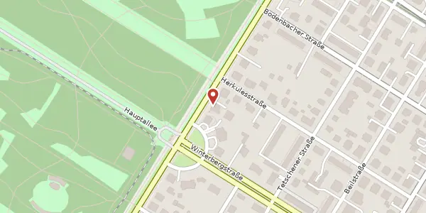 Karte der Umgebung von Karcherallee 25, 01277 Dresden
