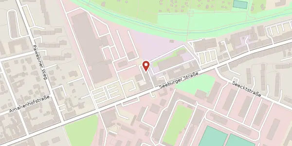 Karte der Umgebung von Seeburger Straße 25 A, 13581 Berlin