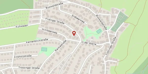 Karte der Umgebung von Fridingerstraße 3, 70619 Stuttgart