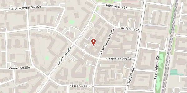 Karte der Umgebung von Oetztaler Str. 16, 81373 München