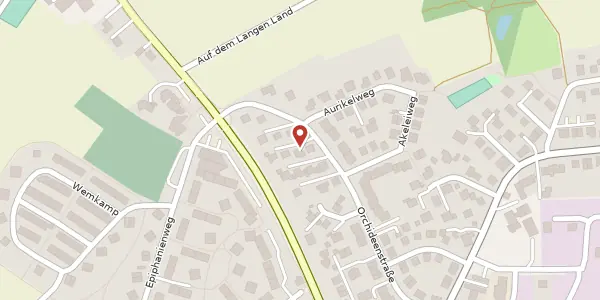 Karte der Umgebung von Orchideenstr. 73, 33739 Bielefeld