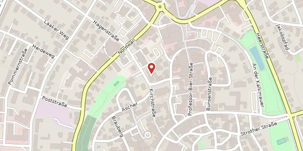 Karte der Umgebung von Kirchstraße 18, 34497 Korbach