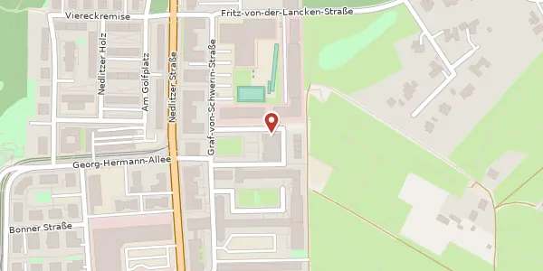 Karte der Umgebung von Friedrich-Klausing-Str. 5, 14469 Potsdam