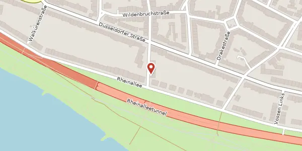 Karte der Umgebung von Wodanstr. 8, 40545 Düsseldorf