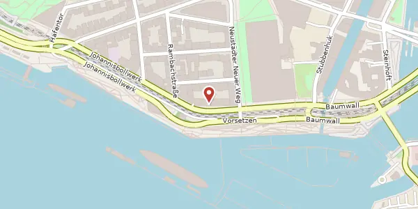 Karte der Umgebung von Vorsetzen 41, 20459 Hamburg