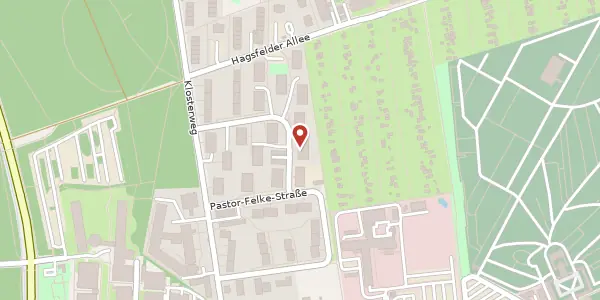 Karte der Umgebung von Werthmannstraße 7, 76131 Karlsruhe