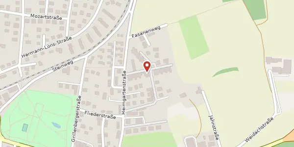 Karte der Umgebung von Walter-Gropius-Weg 8, 90513 Zirndorf