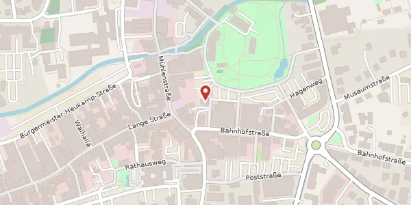 Karte der Umgebung von Am Stadtpark 1, 49661 Cloppenburg