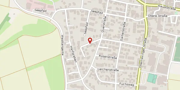 Karte der Umgebung von Hohe Straße 27, 74343 Sachsenheim