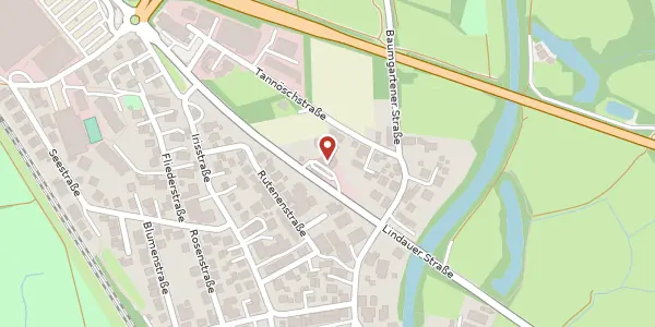 Karte der Umgebung von Friedrichshafener Straße 10, 88097 Eriskirch