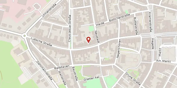 Karte der Umgebung von Lübsche Straße 39, 23966 Wismar