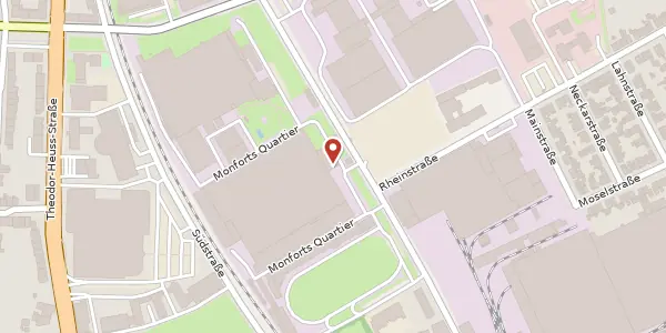 Karte der Umgebung von Monforts Quartier 1, 41238 Mönchengladbach