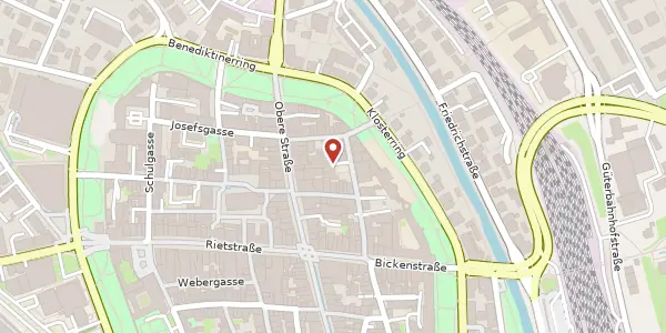 Karte der Umgebung von Bärengasse 7a, 78050 Villingen-Schwenningen