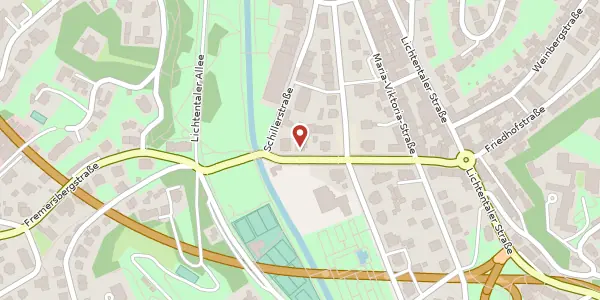 Karte der Umgebung von Bertholdstraße 8, 76530 Baden-Baden