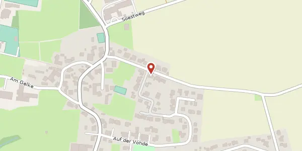 Karte der Umgebung von Höinger Weg 8, 59469 Ense-Lüttringen