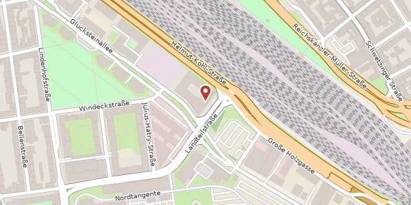 Karte der Umgebung von Glücksteinallee 69, 68163 Mannheim