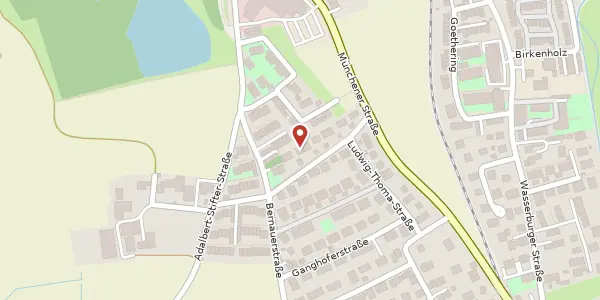 Karte der Umgebung von Lena-Christ-Str. 9, 85567 Grafing