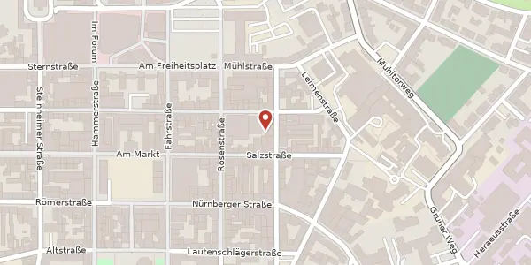 Karte der Umgebung von Hirschstr. 11, 63450 Hanau