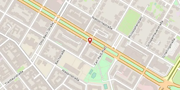 Karte der Umgebung von Augustaanlage 50, 68165 Mannheim