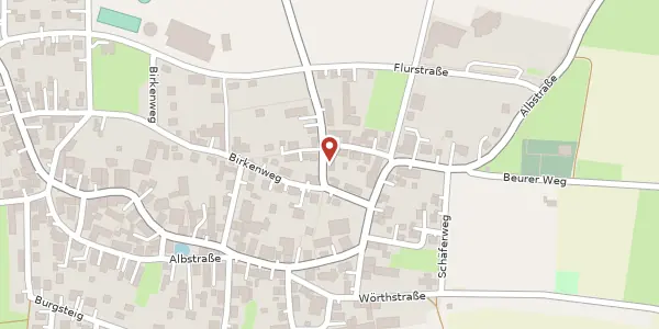 Karte der Umgebung von Wennender Straße 5, 89143 Blaubeuren