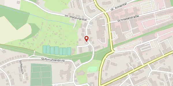 Karte der Umgebung von Am Glockenberg 12 e, 45134 Essen