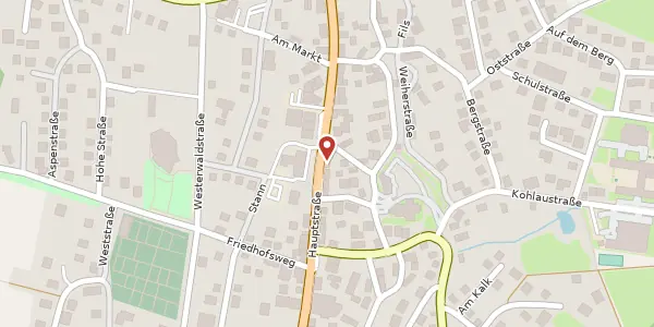 Karte der Umgebung von Hauptstr. 60 a, 56477 Rennerod