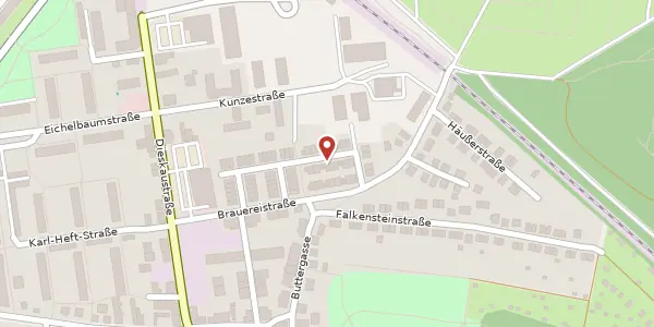Karte der Umgebung von Gambrinusstraße 42, 04249 Leipzig
