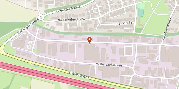 Karte der Umgebung von Hertichstraße 55, 71229 Leonberg