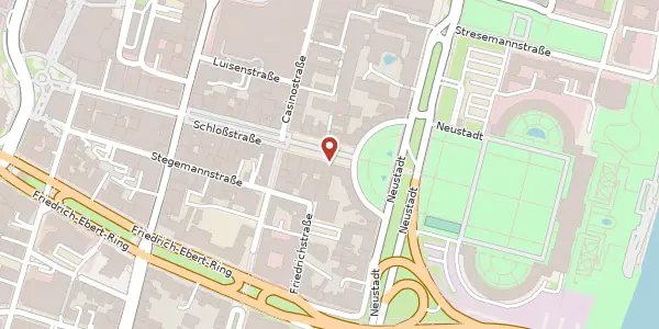 Karte der Umgebung von Schloßstraße 5, 56068 Koblenz