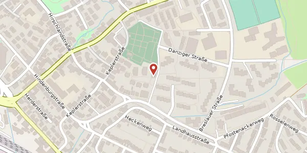 Karte der Umgebung von Weiherstraße 35/1, 73730 Esslingen