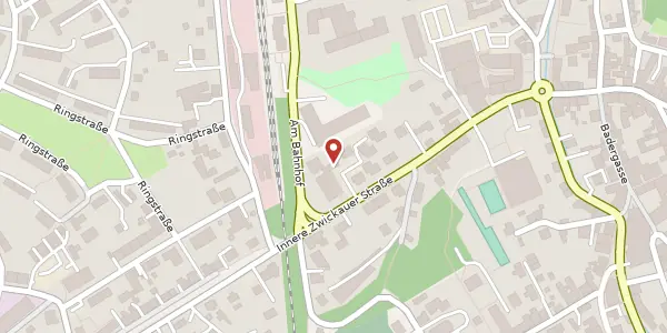 Karte der Umgebung von Innere Zwickauer Straße 24, 09350 Lichtenstein