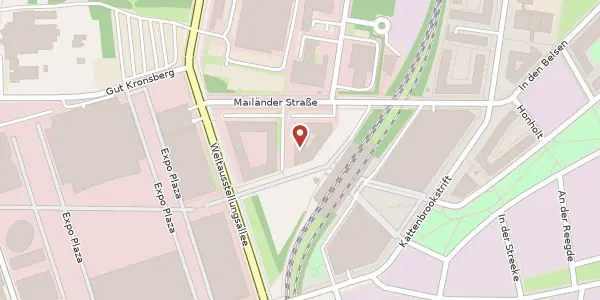 Karte der Umgebung von Mailänder Straße 4 a, 30539 Hannover