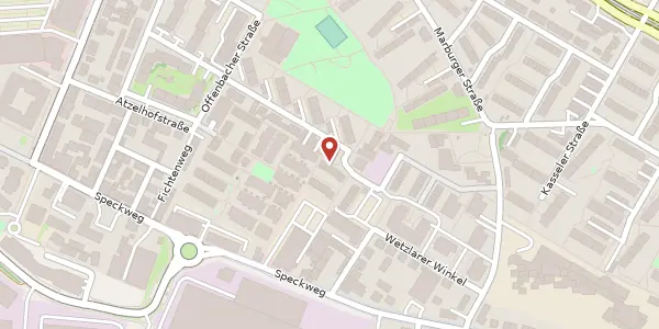 Karte der Umgebung von Rüsselsheimer Straße 40, 68305 Mannheim