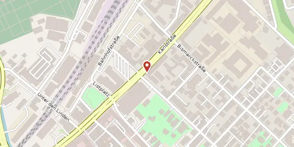 Karte der Umgebung von Karlstraße 22, 72764 Reutlingen