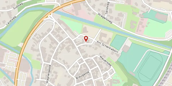 Karte der Umgebung von Bleichgasse 9, 34613 Schwalmstadt