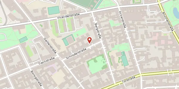 Karte der Umgebung von Schröderstraße 10, 10115 Berlin