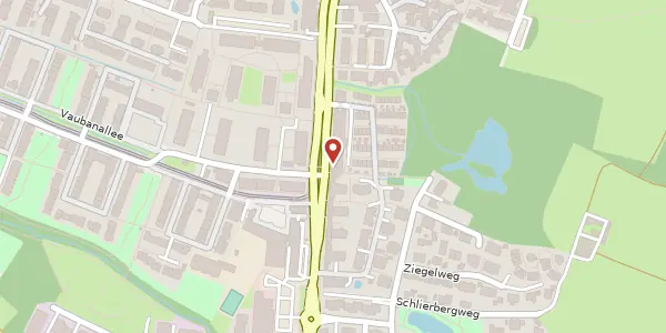 Karte der Umgebung von Merzhauser Straße 183, 79100 Freiburg im Breisgau