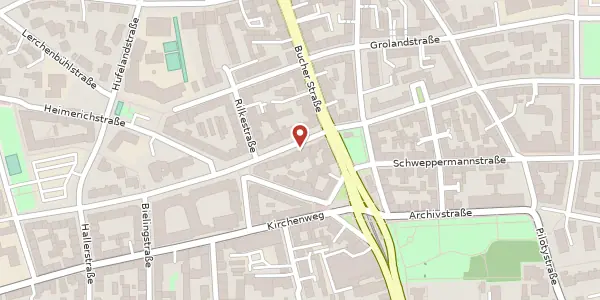 Karte der Umgebung von Rieterstraße 5, 90419 Nürnberg