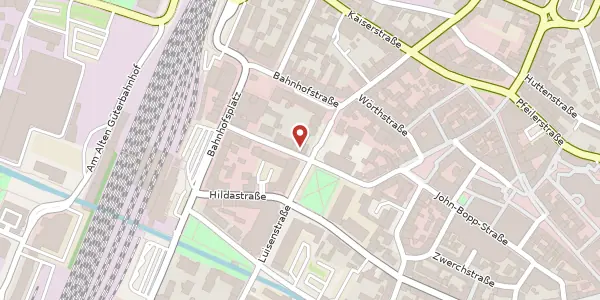 Karte der Umgebung von Amalienstraße 2, 76646 Bruchsal