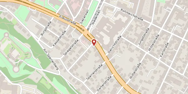 Karte der Umgebung von Detmolder Str. 6, 33604 Bielefeld