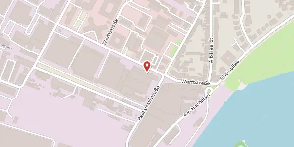 Karte der Umgebung von Werfstr. 16, 40549 Düsseldorf