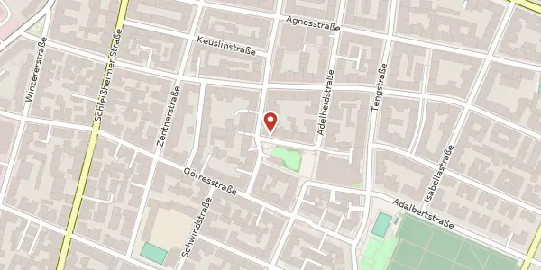 Karte der Umgebung von Josephsplatz 5, 80798 München