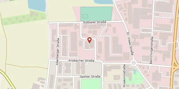 Karte der Umgebung von O'Brien Straße 3, 91126 Schwabach