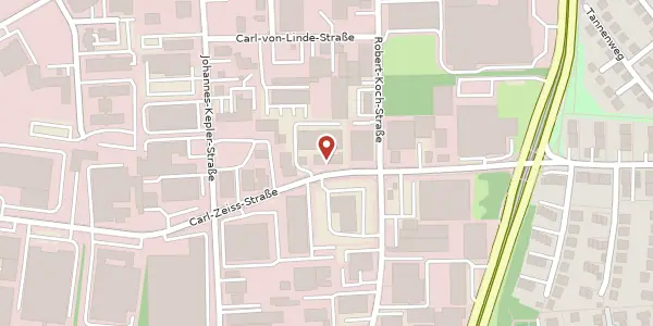 Karte der Umgebung von Carl-Zeiss-Straße 9, 55129 Mainz