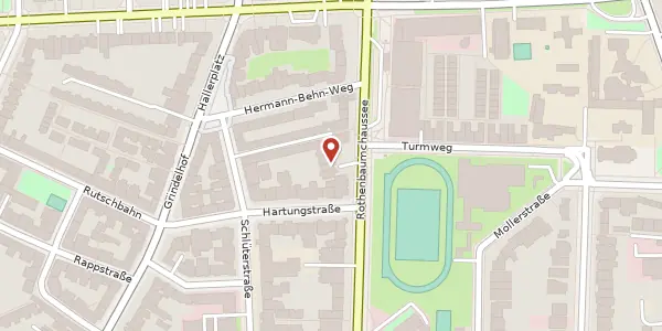 Karte der Umgebung von Rothenbaumchaussee 95, 20148 Hamburg