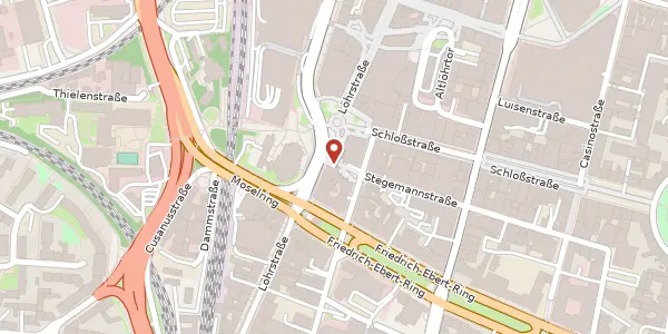 Karte der Umgebung von Löhrrondell 10, 56068 Koblenz