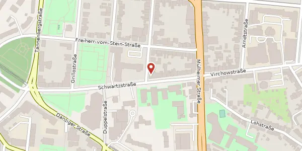 Karte der Umgebung von Elsa-Brändström-Str. 1, 46045 Oberhausen