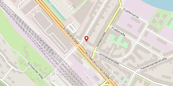 Karte der Umgebung von Schnellerstraße 128, 12439 Berlin