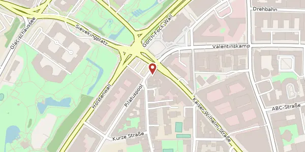 Karte der Umgebung von Johannes-Brahms-Platz 9, 20355 Hamburg