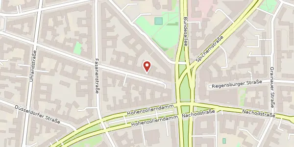 Karte der Umgebung von Pariser Straße 3, 10719 Berlin